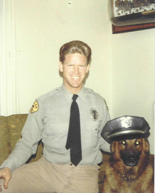 Me  with  fellow  officer, -  Officer  Bark